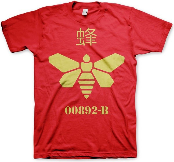Breaking Bad Methlamine Barrel Bee T-Shirt Red