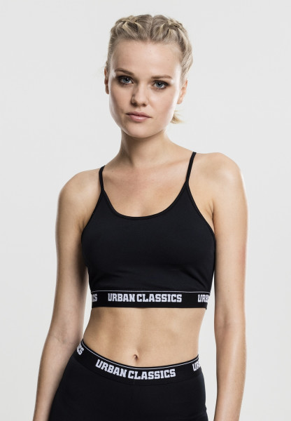 Urban Classics Women Underwear Ladies Sports Bra Black