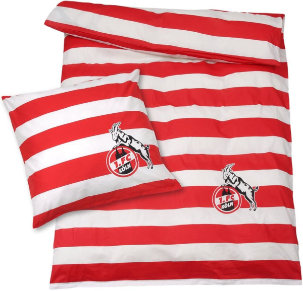 1. FC Köln Bettwäsche Blockstreifen 4030227