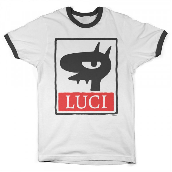 Disenchantment Luci Ringer Tee T-Shirt White-Black