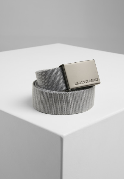 Urban Classics Gürtel Canvas Belts Grey