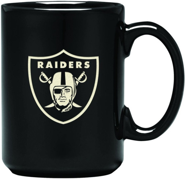 Las Vegas Raiders Laser Etched Sand Curved Mug