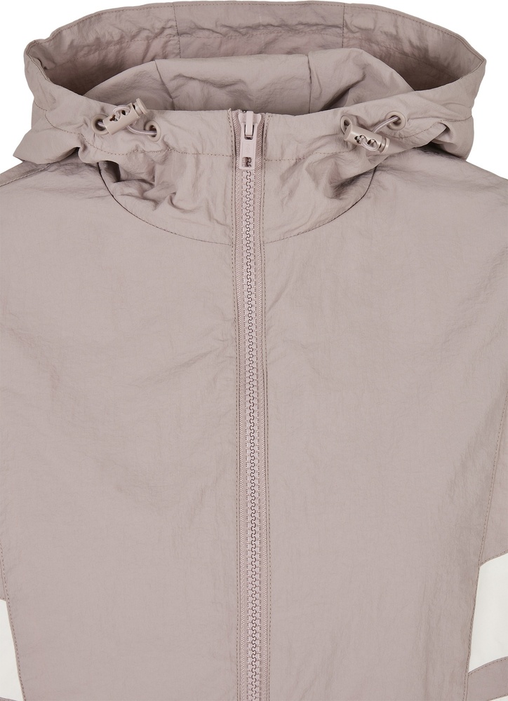 Urban Classics Damen Jacke Ladies Crinkle Batwing Jacket Duskrose/Whitesand  | Jackets | Women | Lifestyle