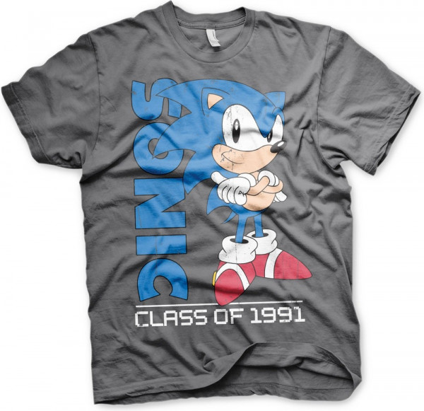 Sonic The Hedgehog Class Of 1991 T-Shirt Dark-Grey
