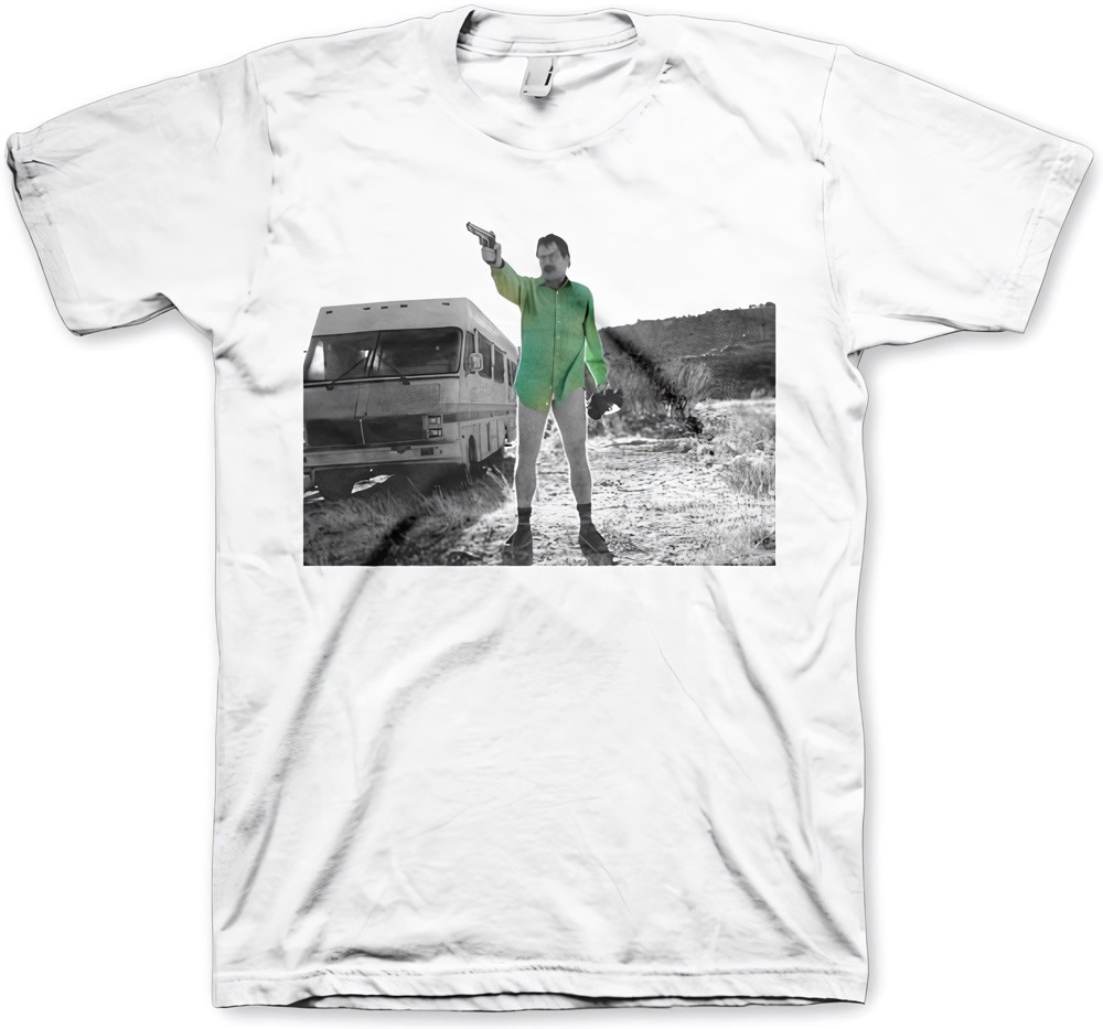 Breaking Bad Walter Weiß Duotone T-Shirt Weiß - Herren / Unisex
