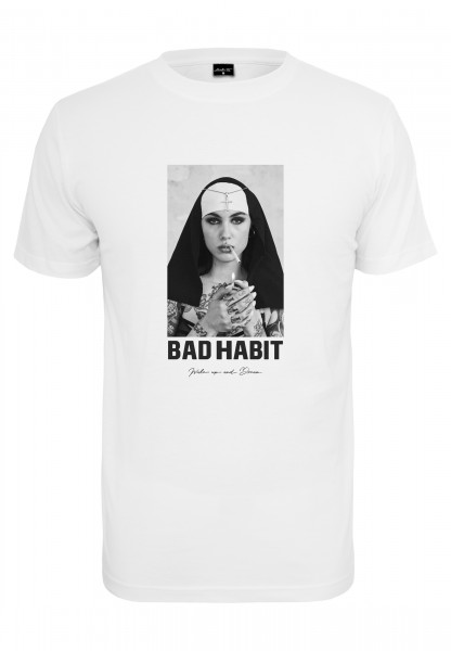 Mister Tee T-Shirt Bad Habit Tee white