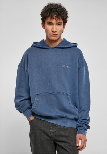 Urban Classics Sweatshirt Small Embroidery Hoody Spaceblue