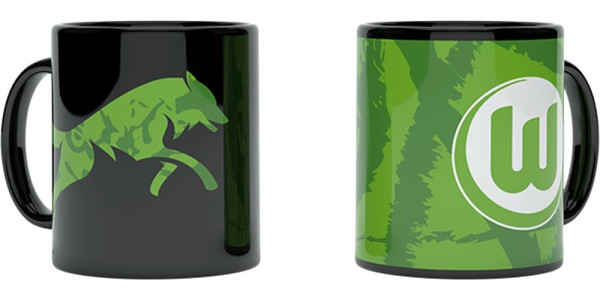 VfL Wolfsburg Magic Mug Wölfe