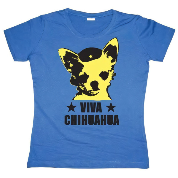 Tokigt Damen Viva Chihuahua Girly T-Shirt SH-5-10825-H17-10
