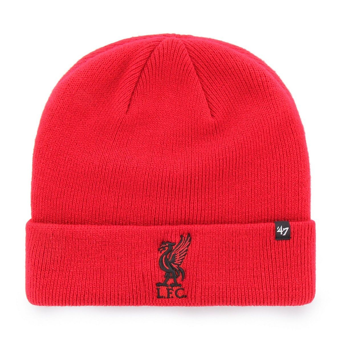 Liverpool FC LFC Beanie Red Raised Fussball Premier League Red Caps