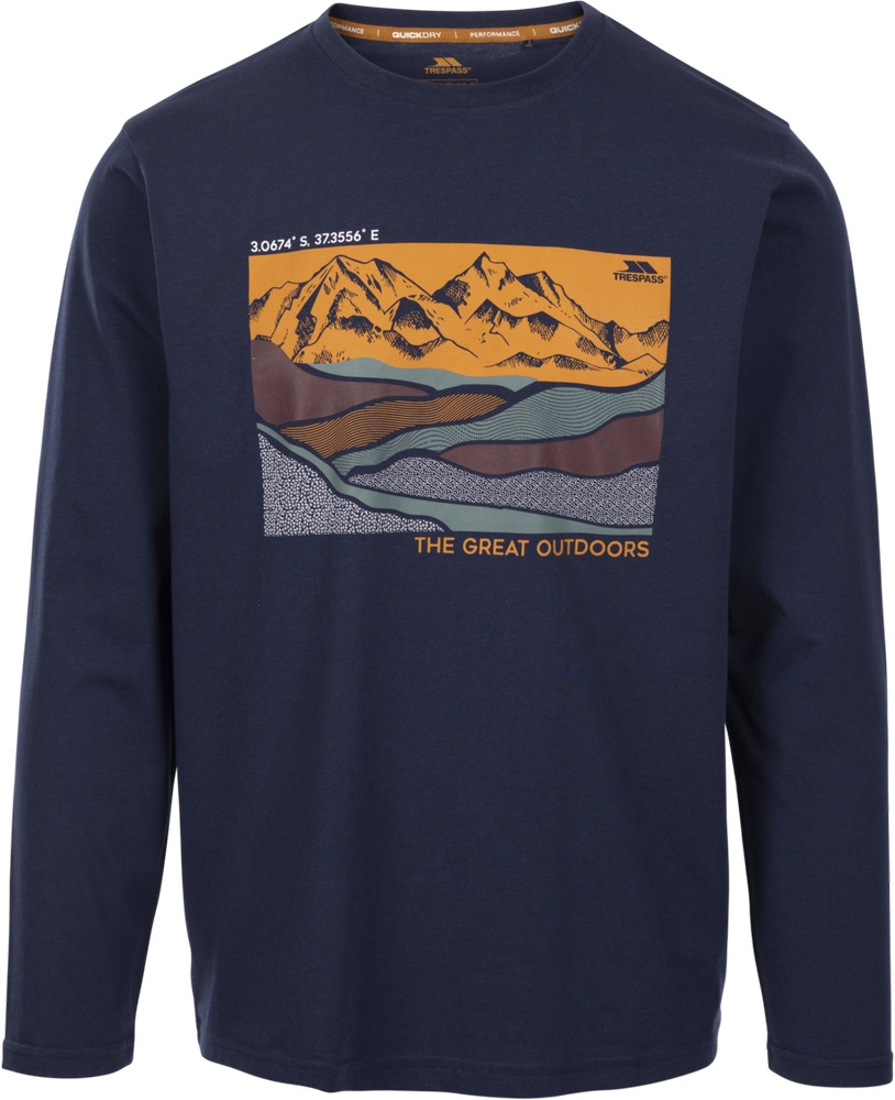 Trespass Sweatshirt Flinder Casual Tshirt - Herren / Unisex