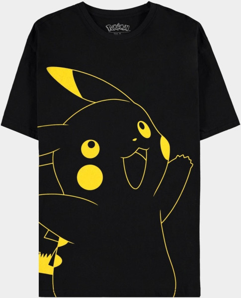 Pokémon - Pikachu - Men's Short Sleeved T-shirt Black