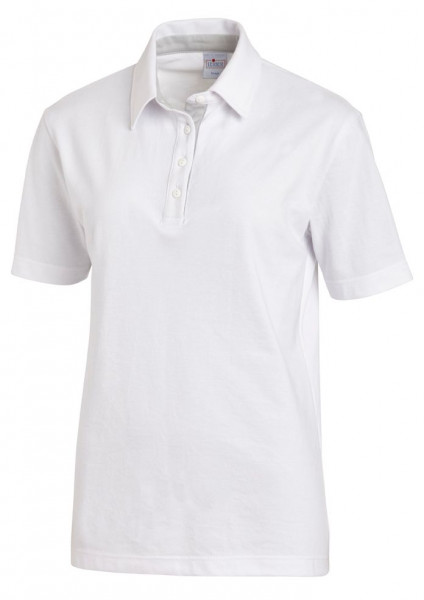 Leiber Polo-Shirt 08/2637/0129 Weiß/Silber