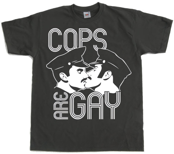 Tokigt Cops Are Gay T-Shirt SH-1-15065-LFH1-10