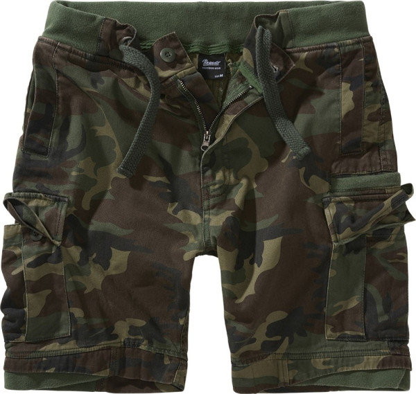 Brandit Herren Shorts Packham Vintage Shorts Woodland