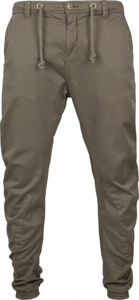 Urban Classics Kinder Trainingshose Boys Stretch Jogging Pants Olive