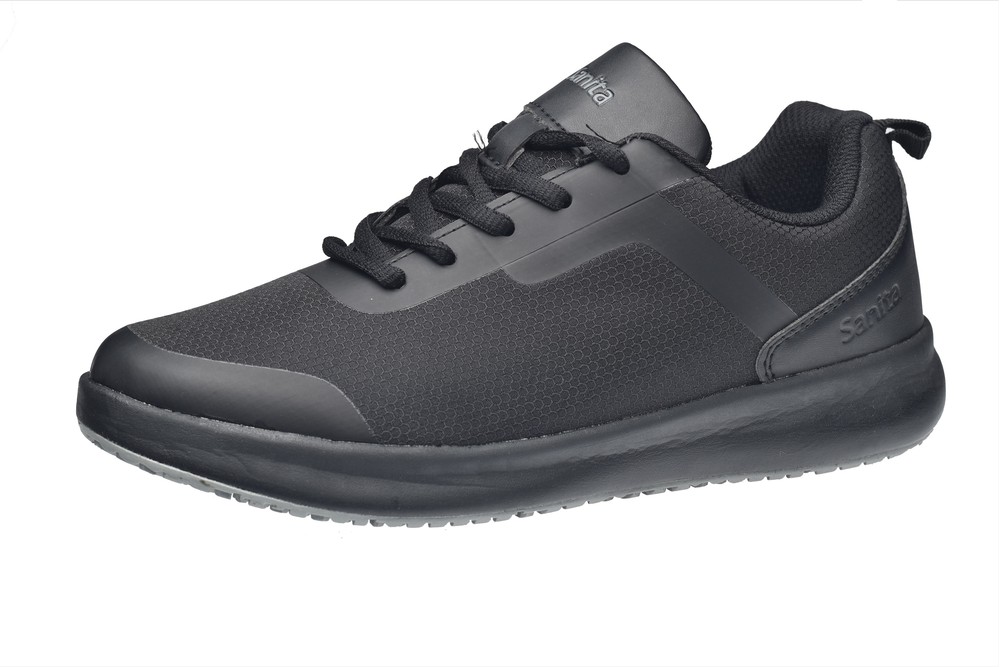 All black server shoes shop
