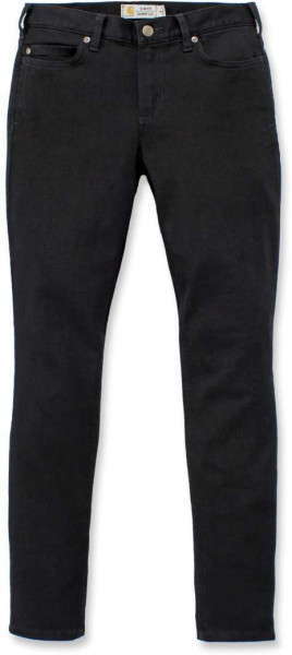 Carhartt Damen Jeans Slim Fit Layton Skinny Leg Onyx