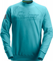 Snickers Workwear SWW Logo Sweatshirt Aquablau