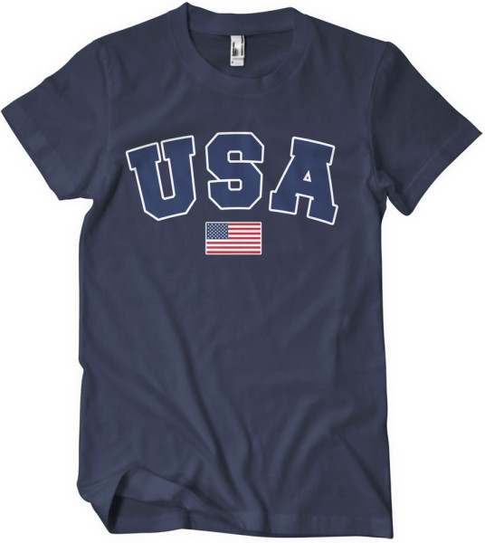 USA Varsity T-Shirt Navy