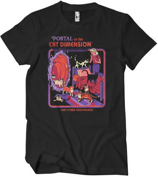 Steven Rhodes T-Shirt Portal To The Cat Dimension T-Shirt DTR-1-SR087-DTF887