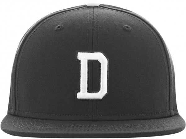 MSTRDS Cap D Letter Snapback Black