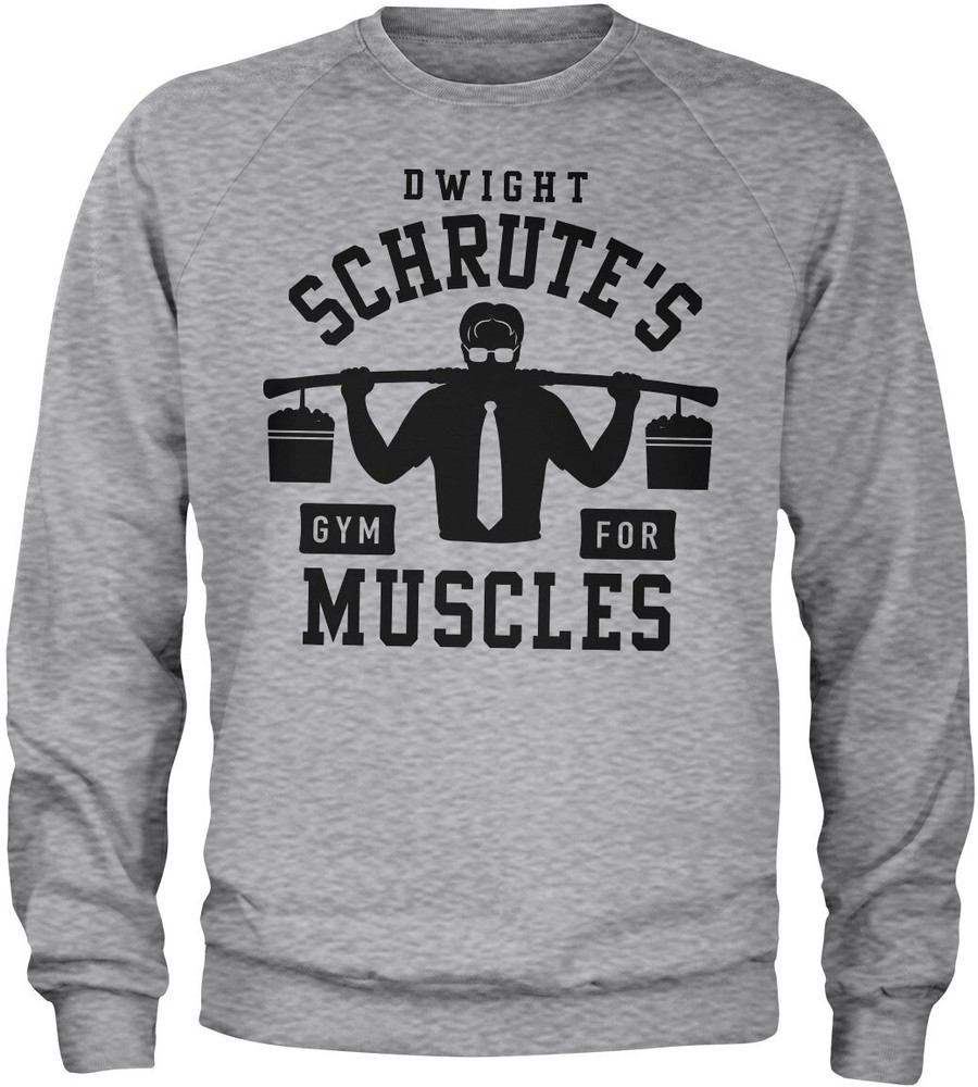 The Office Dwight Schrute's Gym Sweatshirt Heather-Grau - Herren / Unisex