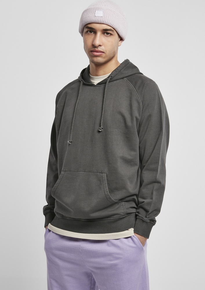 Urban Classics Hoodie Overdyed Hoody Schwarzbird - Herren / Unisex