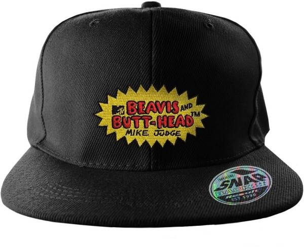 Beavis And Butt-Head Standard Snapback Cap Black