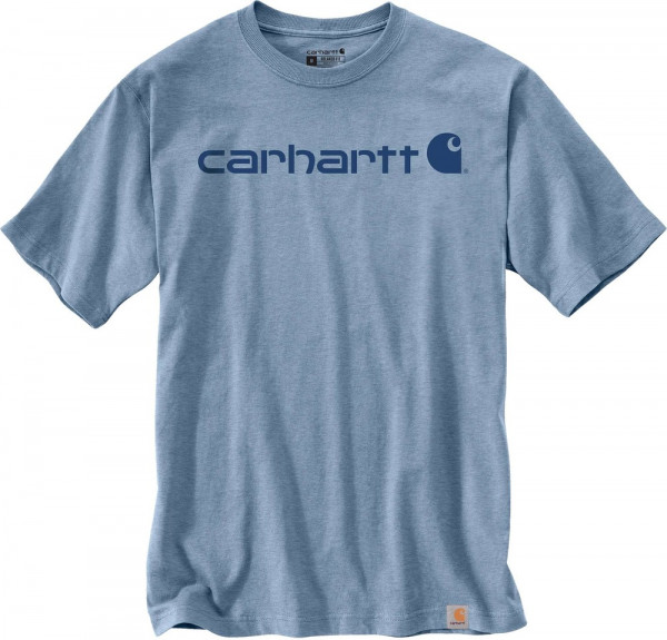 Carhartt Core Logo T-Shirt S/S Alpine Blue Heather