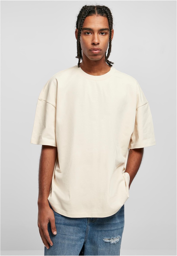 Urban Classics T-Shirt Ultra Heavy Oversized Tee Weißsand - Herren / Unisex