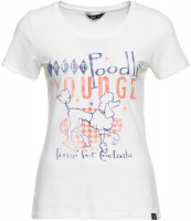 Queen Kerosin Slim Fit T-Shirt mit Frontprint QK4215357404 Offwhite Queen Kerosin Slim Fit T-Shirt mit Frontprint QK4215357404 Offwhite