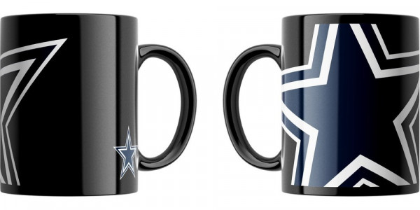 Dallas Cowboys Tasse Oversized American Football NFL Schwarz-330ml