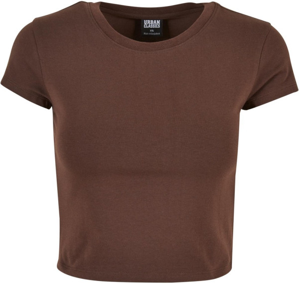 Urban Classics Damen T-Shirt Ladies Stretch Jersey Cropped Tee