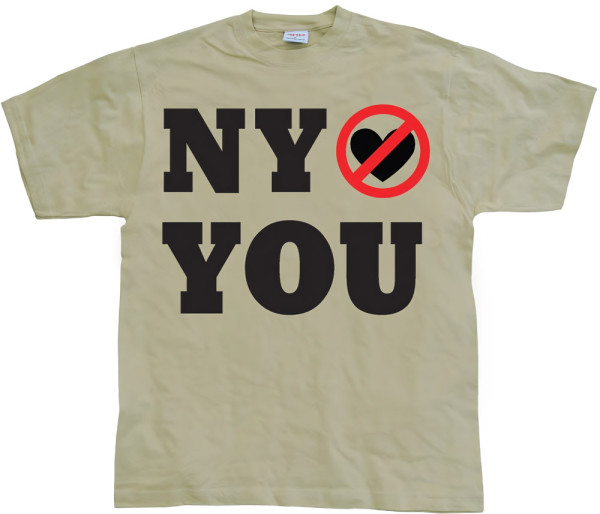 Tokigt New York Do Not Love You T-Shirt SH-1-12017-LFH3-2