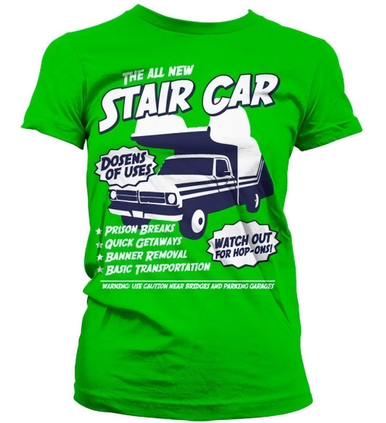 Hybris Stair Car Girly T-Shirt Damen Green