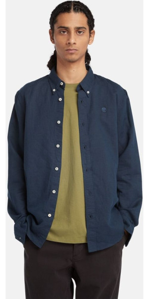 Timberland TFO Cotton/Linen Long Sleeve Shirt 0A2DR9
