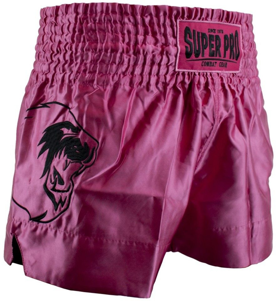 Super Pro Combat Gear Thai- und Kickboxing Short Hero Rosa/Weiß - Herren / Unisex