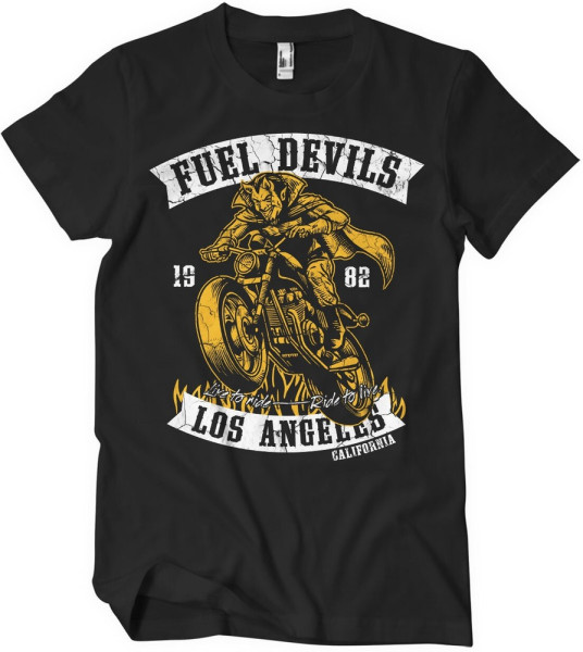 Fuel Devils Rider T-Shirt Black