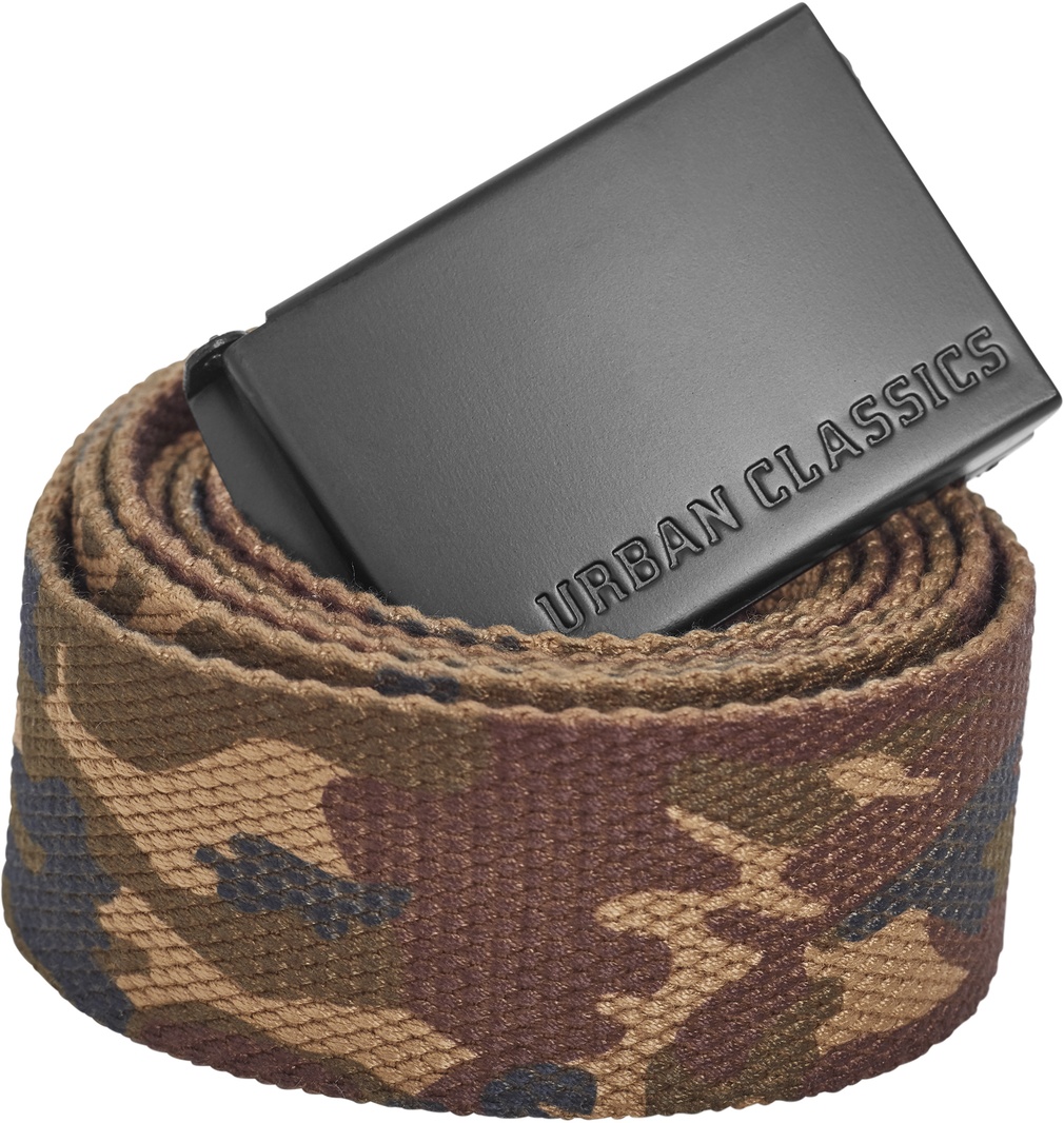 Urban Classics Gürtel Long Canvas Belt Schwarz - Herren / Unisex