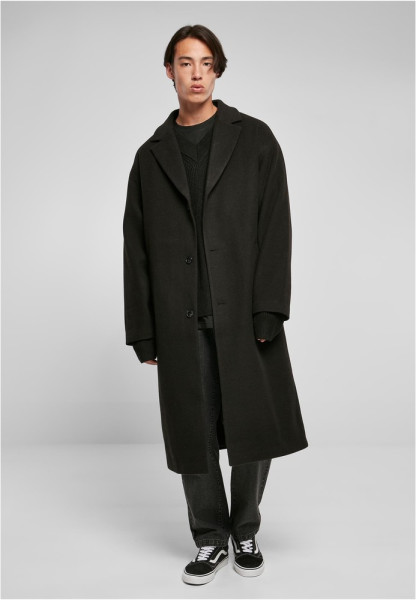 Urban Classics Jacke Long Coat Black