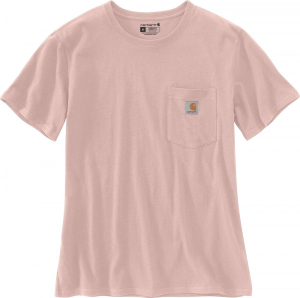 Carhartt Damen Workw Pocket S/S T-Shirt Ash Rose