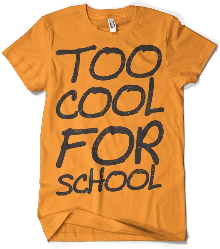 Hybris Too Cool For School T-Shirt Orange - Herren / Unisex