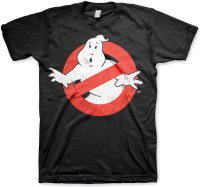 Ghostbusters Distressed Logo T-Shirt Black Ghostbusters Distressed Logo T-Shirt Black