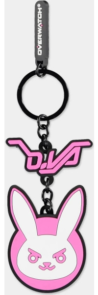 Overwatch - D.VA - Rubber Keychain Multicolor