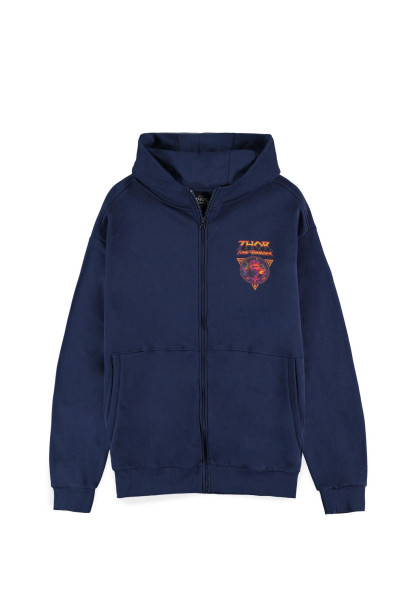 Marvel - Thor Men's Regular Fit Zipper Hoodie Blue
