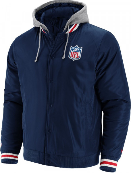 NFL Shield Jacke Sateen Jacket American Football NFL Blau