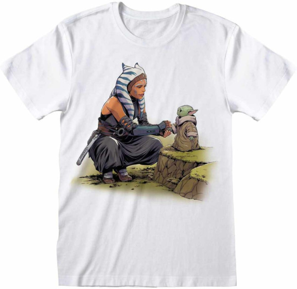 Star Wars Mandalorian - Ashoka Grogu (Unisex) T-Shirt White