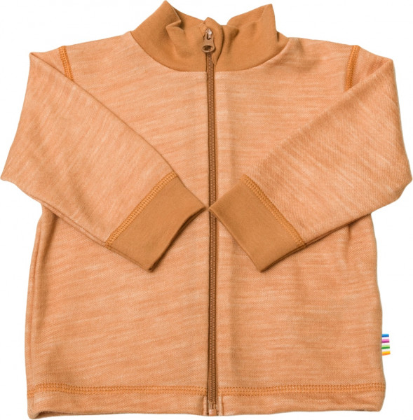 Joha Kinder Cardigan mit Kaputze und Reißverschluss Copper