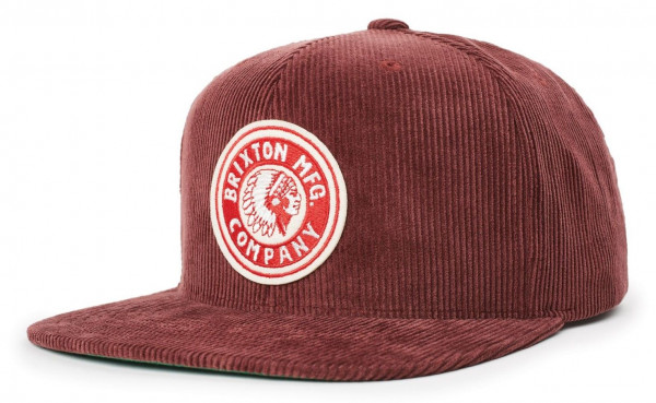 Brixton Cap Rival Snapback Plum